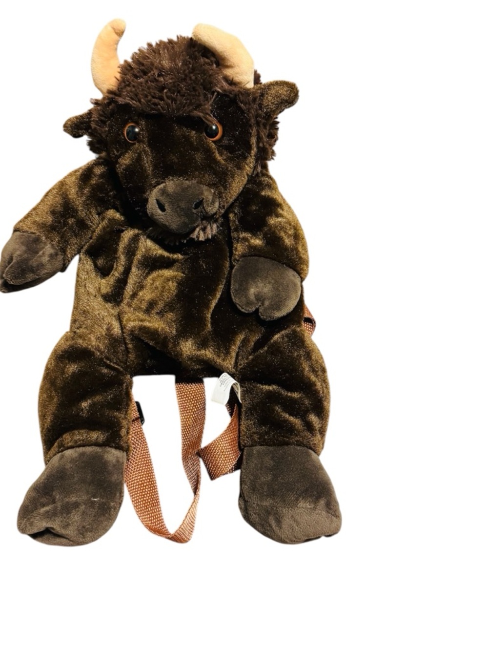 Bison Buffalo Plush Backpack Bag 18” Impact Photographics.